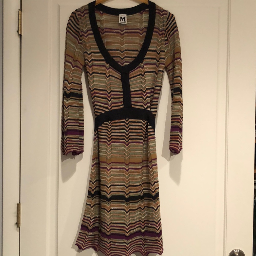Missoni Zig Zag Tie Back Dress